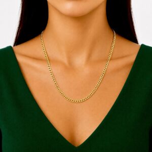 K18 Yellow Gold Chain Necklace 16.60 g – 48 cm